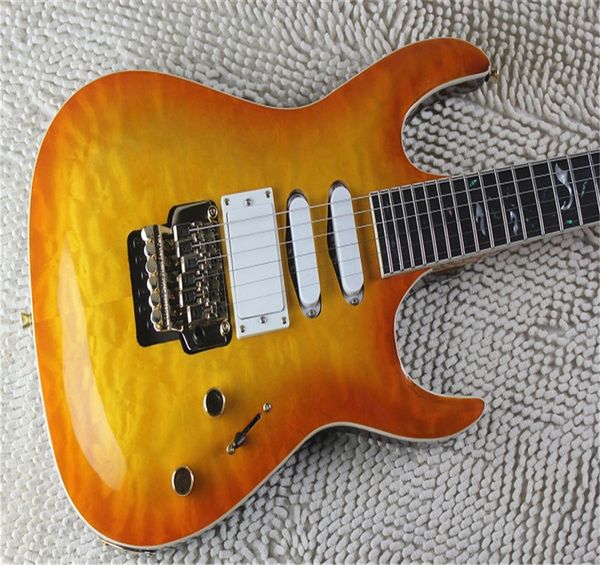 Negozio di fabbrica con sistema floyd rose pensa chitarra elettrica personalizzata