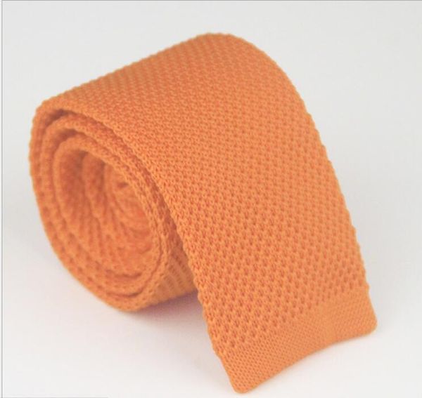 

bow ties style flat head 5 cm pure color knitted wool casual fashion narrow tie, Black;gray