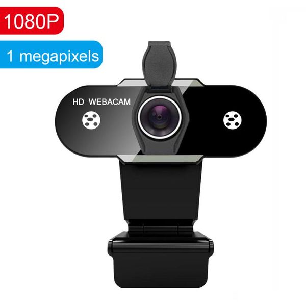 

webcams plug and play with microphone usb hd online chatting privacy cover video recording webcam universal computer live streaming