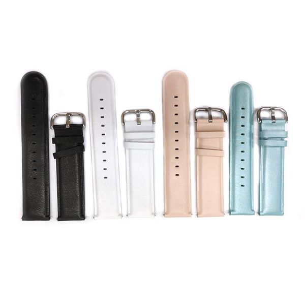 

watch bands 2021 22mm handmade fashion strap full leather layer cowhide suitable for samsung watches, Black;brown