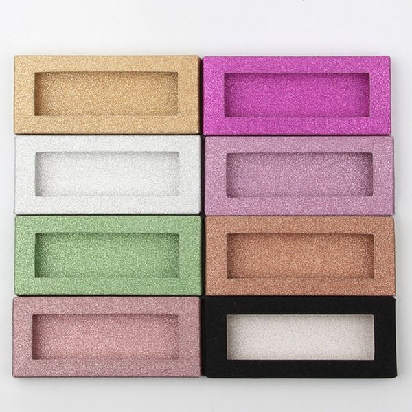 

wholesale lashes eyelashes package box packaging empty lash boxes case with transparent window