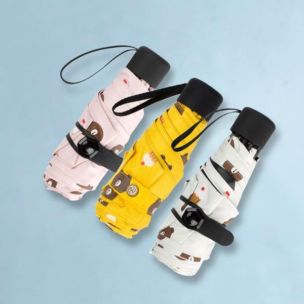 

umbrellas assorted patterns styles mini pocket umbrella women uv small parasol girls anti-uv waterproof portableultralighttravel