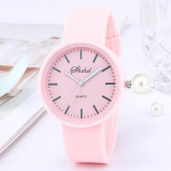 

wristwatches fashion women's watches simple student watch korean version of jelly silicone female clock relogio feminino, Slivery;brown