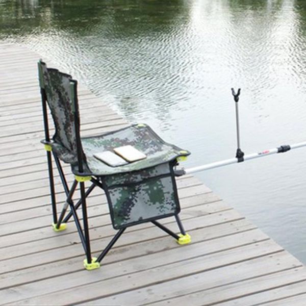 

camp furniture solid color oxford cloth outdoor fishing chair stool portable practical seat hiking camping folding durable