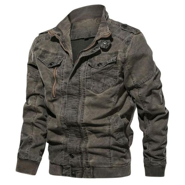 

men's jackets spring and autumn jacket retro casual cotton large size coat denim m-6xl, Black;brown