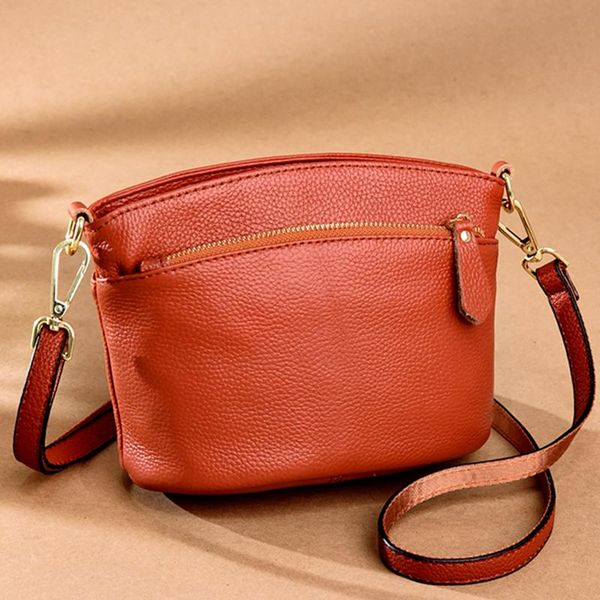 

evening bags 100% genuine leather tote bag designer cowhide women shoulder fashion luxury ladies handbags small female messenger