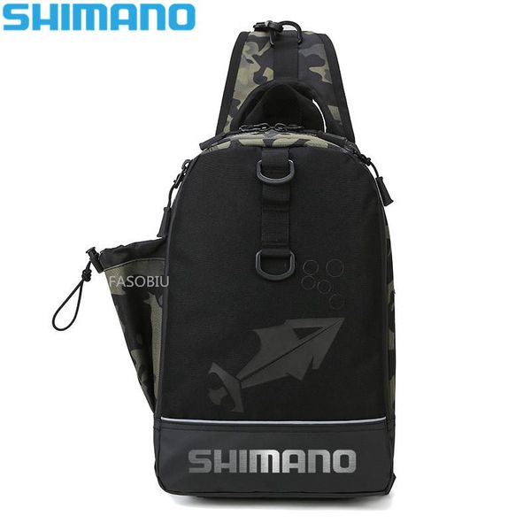 

fishing accessories shimano outdoor multifunctional bag for men and women hiking large capacity tactical backpack one-shoulder