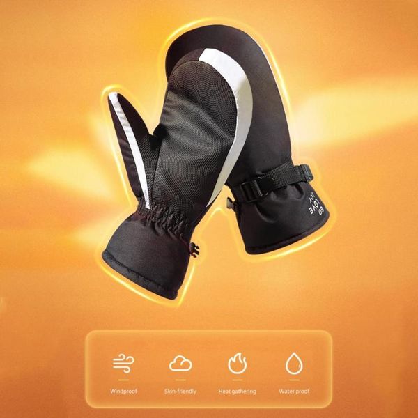 

ski gloves 1 pair excellent thicken space cotton snowboard long-lasting keep warm