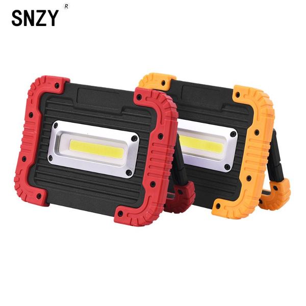 

snzy portable led emergency light cob work light outdoor waterproof rechargeable camping lamp portable flood