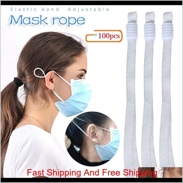 

diy mask sewing elastic band cord with adjustable buckle stretchy mask ear strap lanyard earmuff strap diy mas qylybt bde_luck