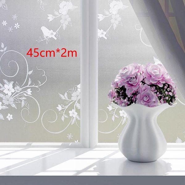 

window stickers waterproof privacy kitchen office glass sticker cling self adhesive film frosted removable home decorative bathroom