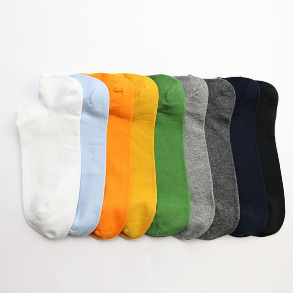 

men's boat pure autumn winter cotton invisible origin socks c0224, Black