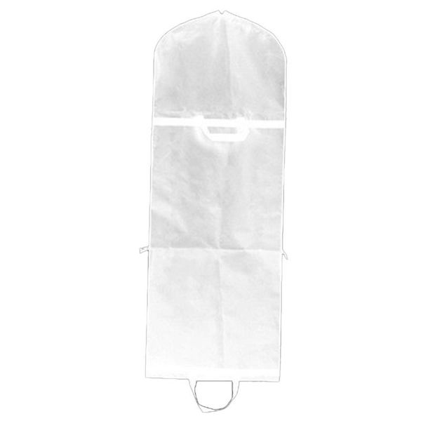 

storage bags white 72\\\" breathable long bridesmaids wedding dress cover travel garment bag suits dustproof