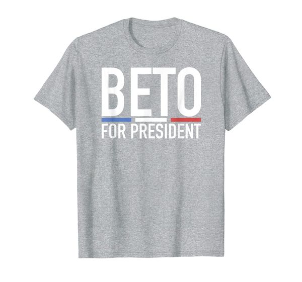 

democrats elections 2020 beto o'rourke for president shirt, White;black