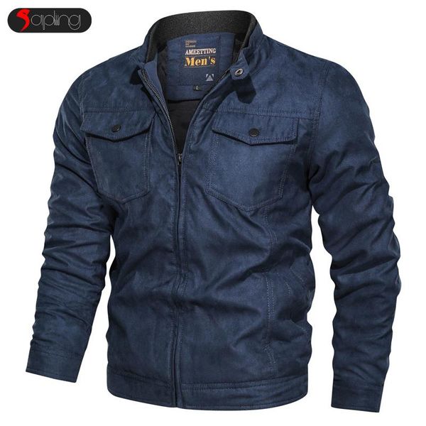 

men's jackets spring autumn men's leather casual zipper coats male vintage outwear fashion motor & biker men clothing, Black;brown