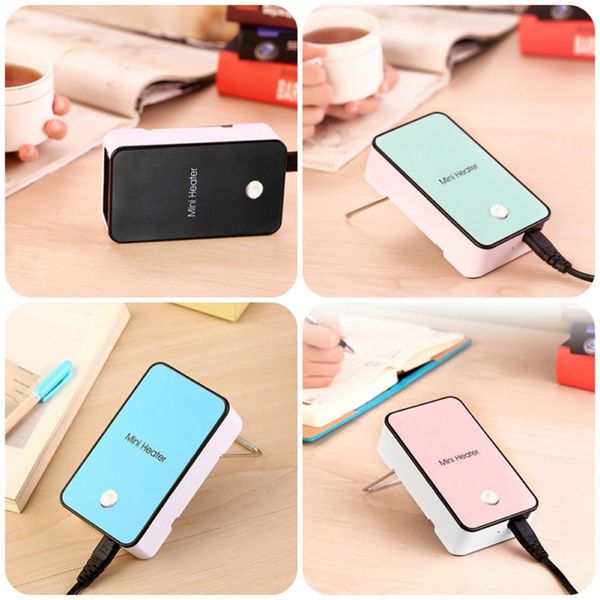 

mini desk fan portable deskwinter warm space electric heater thermostat fan for bedroom office home 220v us plug