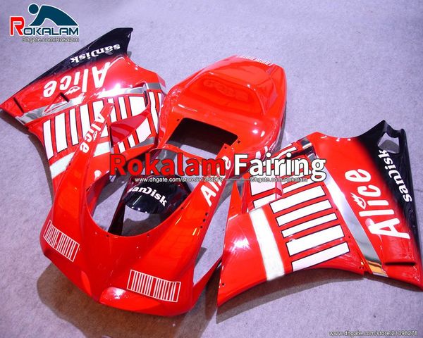 

for ducati 996 748 fairings set 96 97 98 99 00 01 02 1099 1996-2002 fairings parts (injection molding)