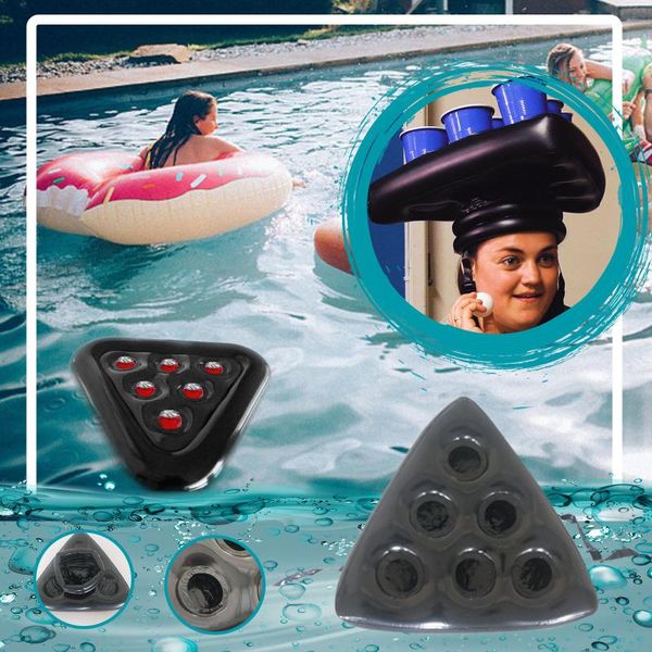 

party hats inflatable pong fun throwing tools pool lawn game for kids adults festive atmosphere decorations home room decor gifts