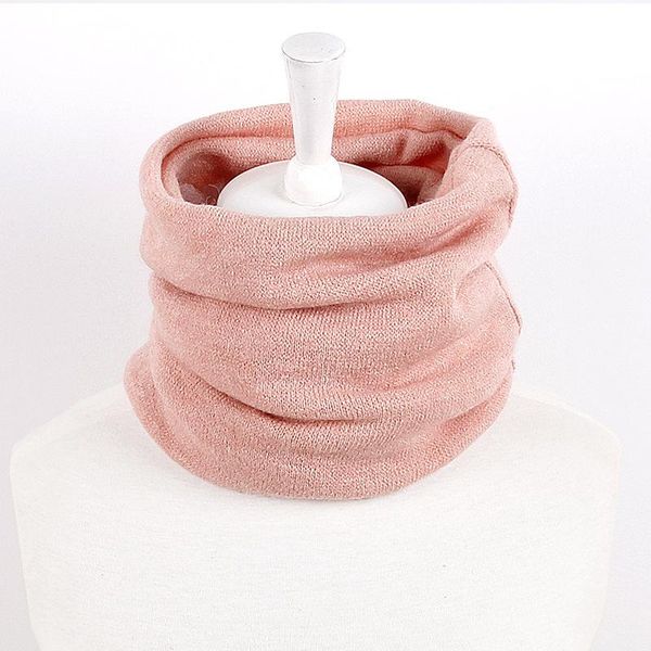 

scarves & wraps 2021 fashion winter scarf for women men children baby thick wool collar boys girls cotton neck o-ring, Red;brown
