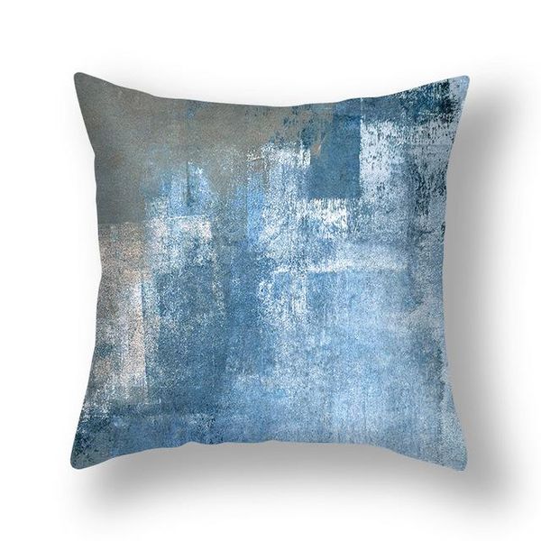 

pillow case starblue-hgs peach skin velvet microfiber cover geometric elements
