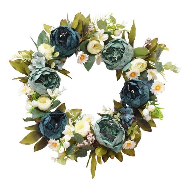 

decorative flowers & wreaths peony flower wreath door pendant spring floral garland wall ornaments wedding thanksgiving party decoration