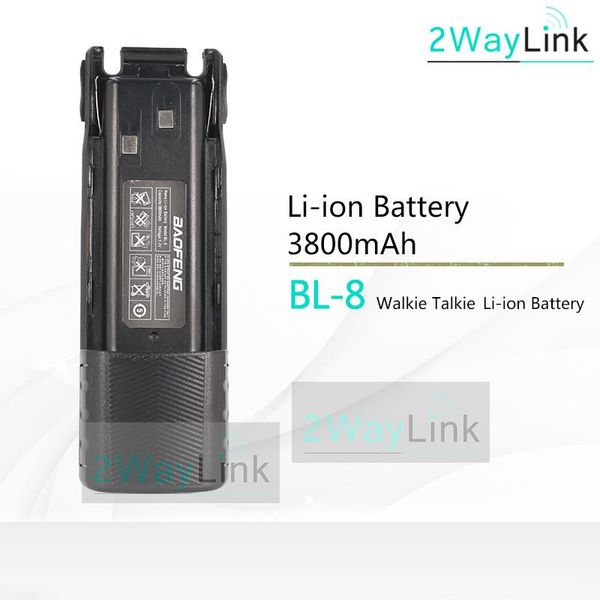 

walkie talkie bl-8 battery enlarge 3800mah 2800mah camo baofeng uv-82 for uv82 plus uv-8d uv-82wx uv-89 uv 82