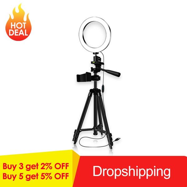 

cell phone mounts & holders portable camera ring light tripod studio accessories dimmable led video holder bracket with