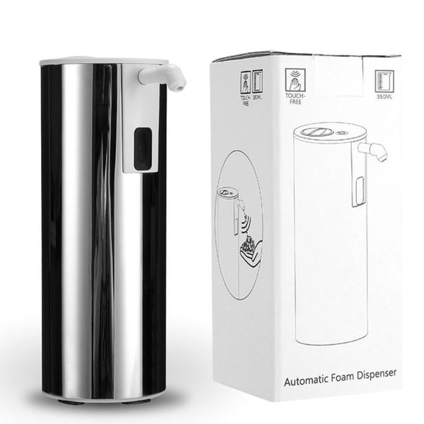 

liquid soap dispenser 350ml automatic foaming touchless infrared sensor hand sanitizer