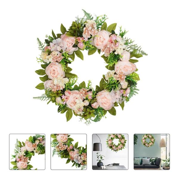 

1pc wedding wreath durable delicate door garland home hanging ornament