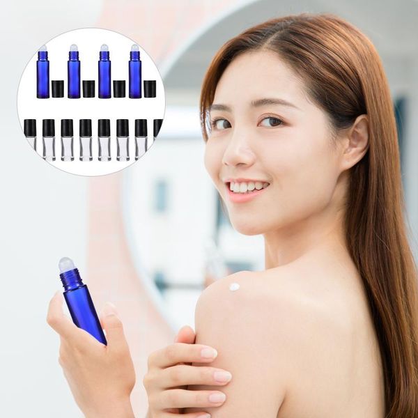 

storage bottles & jars 20pcs glass roller essential oil bottle roll-on lip gloss vials