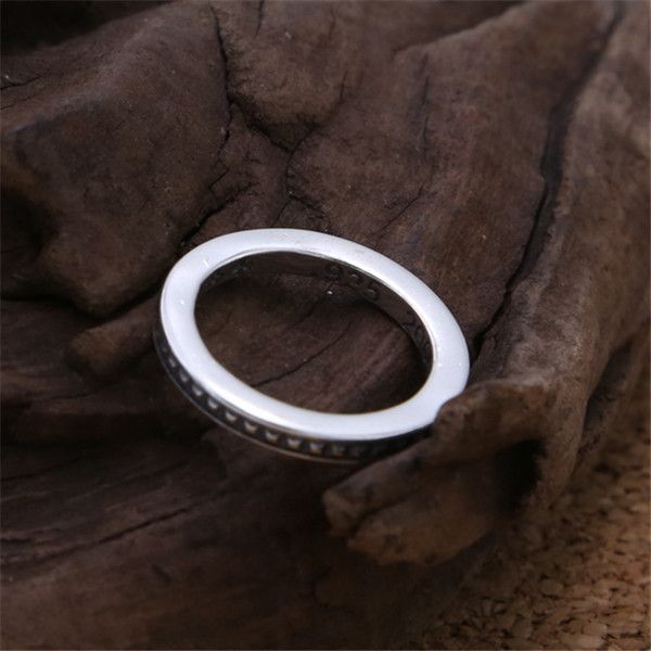 

925 sterling silver band rings vintage american european hand-made designer crosses antique luxury jewelry gifts