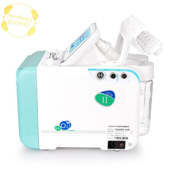 Microdermoabrasão Profissional Anti Envelhecimento Facial Peel Spray de Vácuo Máquina Facial Pele Ultrasonic Scrubber Spatula-Ultrasonic Poros C