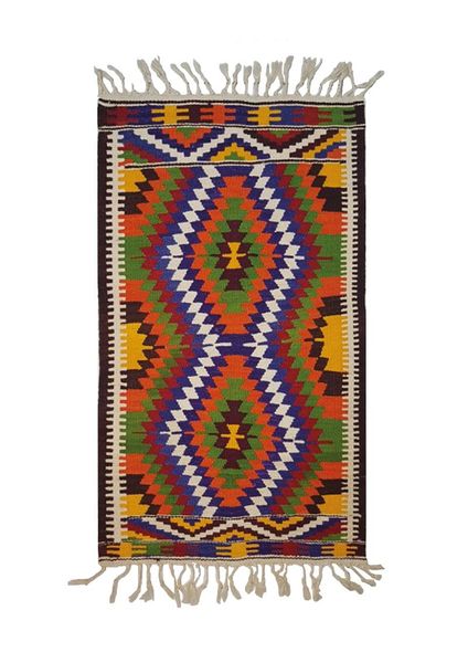 

carpets denizli Ã§al anatolian rug, hand made oriental carpet, 50+ years old, %100 wool, 80 x 130 cm