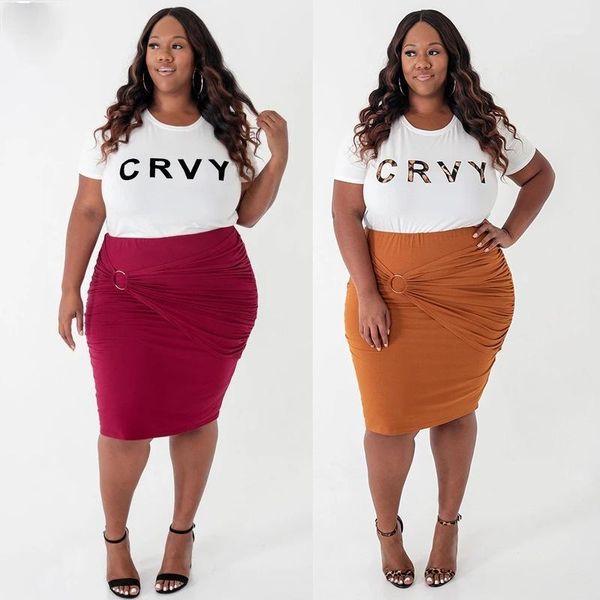 

plus size tracksuits skirt set womoen 2021 summer outfit clothes two piece and 5xl kleid sets ternos vestido sukienka zestawy, Black