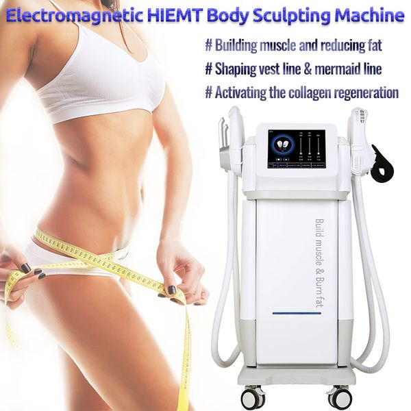 4 Griffe Körper Abnehmen Emslim Maschine Elektromagnetische Muskelstimulation Butt Lift Fettverbrennung Massage Schönheitsausrüstung