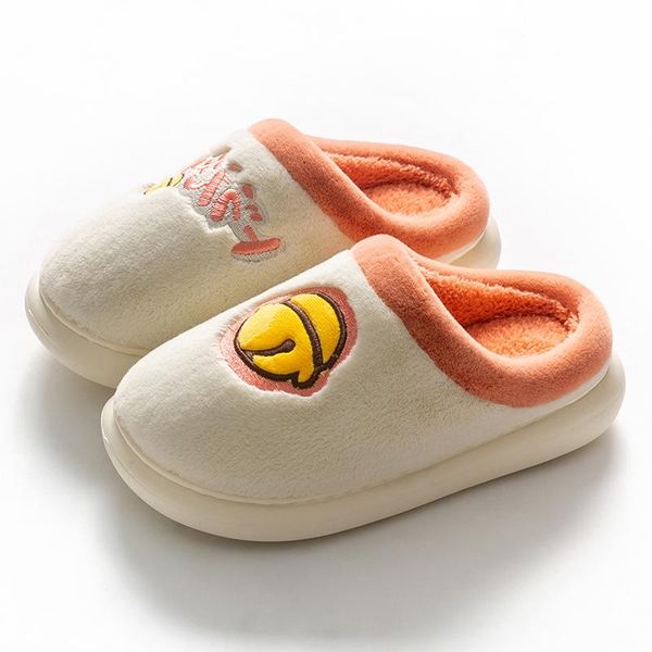 

slippers 2021 winter women's shoes retro bells design for home fluffy faux fur flats version woman shoe, Black