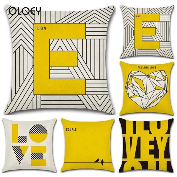 

cushion/decorative pillow lovers decorative case lover throw cotton linen letter home el car