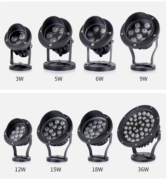 

5w yard light outdoor lawn landscape spotlights ip68 waterproof outdoor security lighting dark for patio lawn pool garage garden