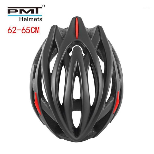 

cycling helmets pmt road helmet 2021 large size 62-65cm bicycle specialize bike for men mtb mountain helm 26 holes 255g xl1
