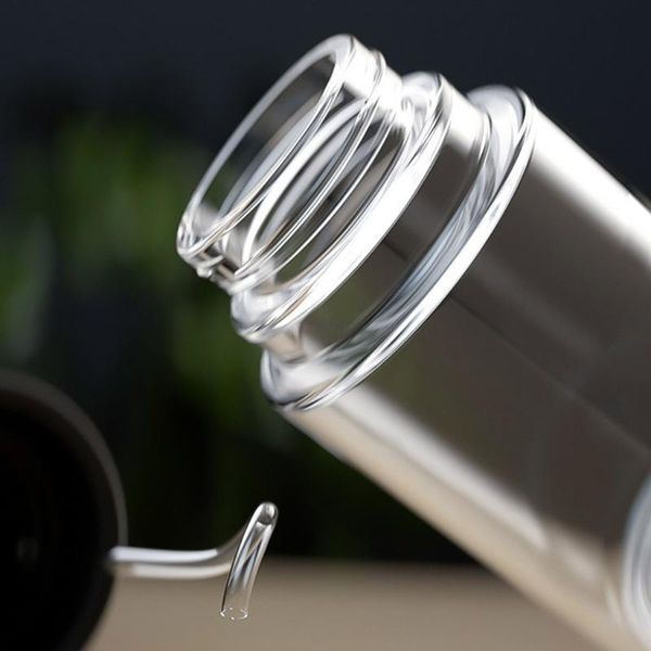 

storage bottles & jars 150ml portable glass oil sprayer refillable empty bottle kitchen press mister