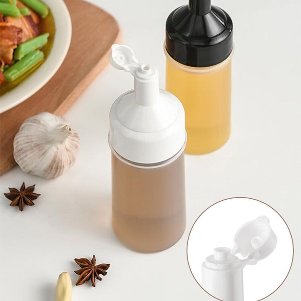 

storage bottles & jars japanese household kitchen dust-proof squeeze tomato sauce salad dressing honey jam bottle oil can 2/1pcs