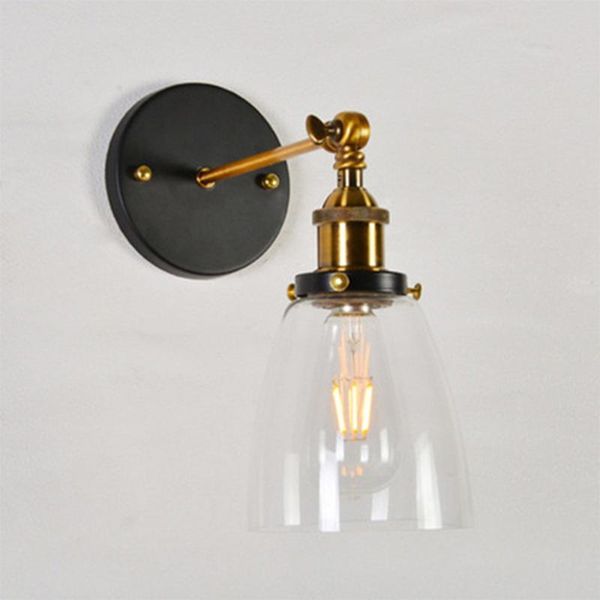 

wall lamps glass light retro wrought iron sconce lighting balcony corridor bar indoor deco vintage style lamp