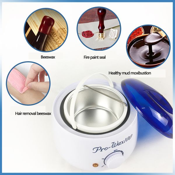 

500cc mini wax warmer heater electric hands spa hair removal depilatory melting wax machine pot temperature control waxing set