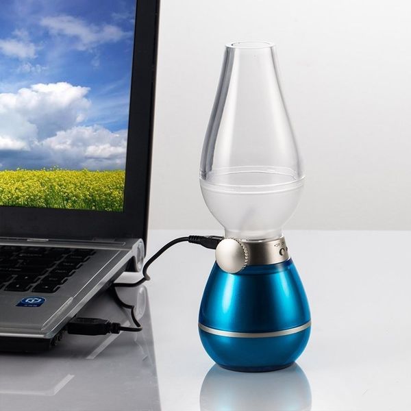 

haoerliang new usb charging creative kerosene lamp bedside dimmable nostalgic night light