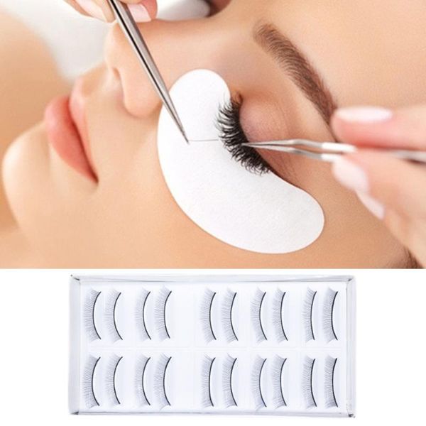 

false eyelashes 20pcs soft eye lashes 3d natural look for eyelash extensions supplies reusable permanent