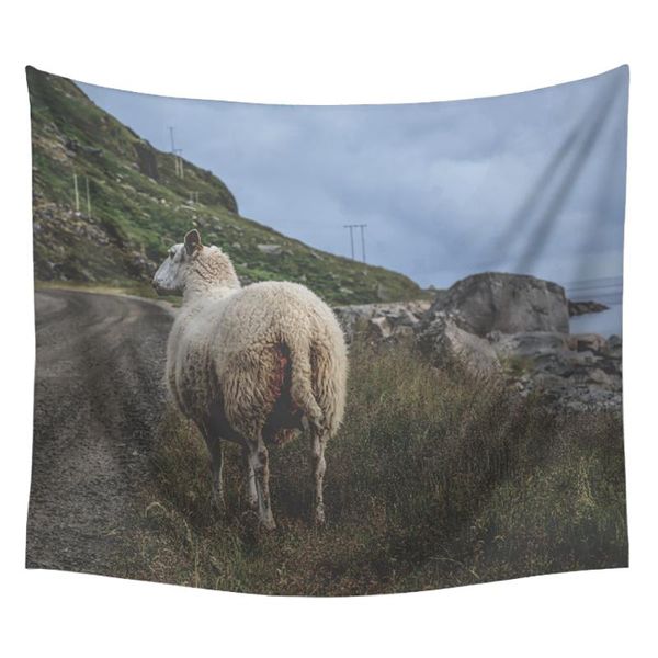 

tapestries animal series printed wall hanging tapestry polyester blanket art carpet home decorative