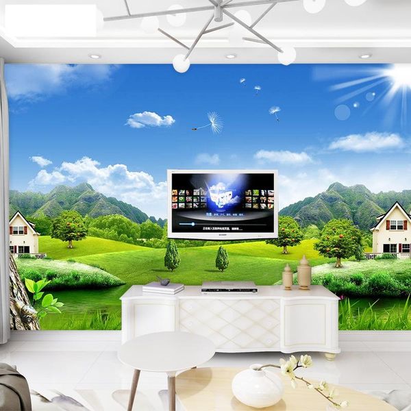 

wallpapers custom waterproof mural wallpaper modern fashion 3d stereo golden ripple wave curve fresco living room tv stickers