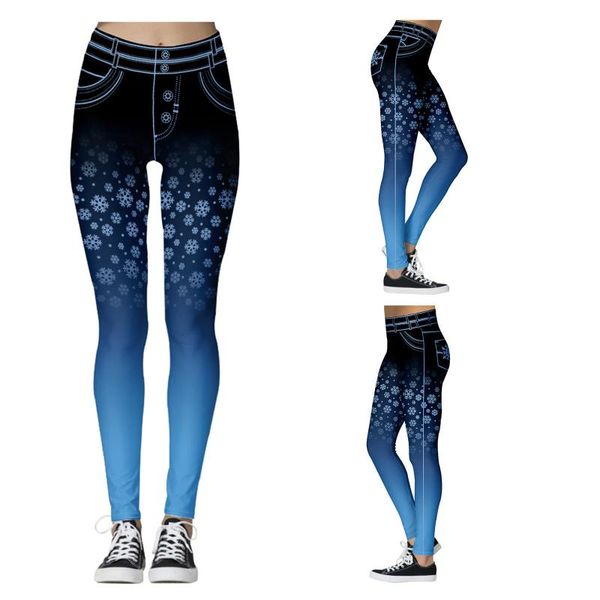 

women's pants & capris 40# gradient colorÂ leggings push up stretch fitness trouser gym sports full length active exercise seamless bott, Black;white