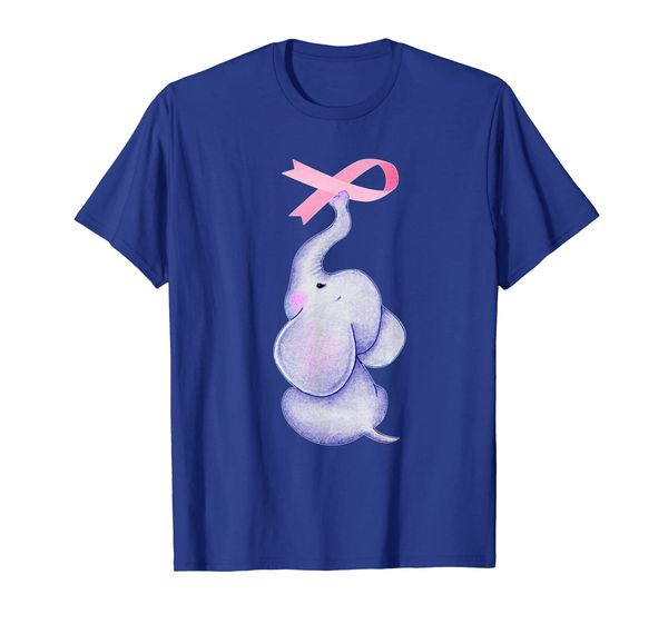 

breast cancer elephant shirt pin ribbon survivor gift, White;black
