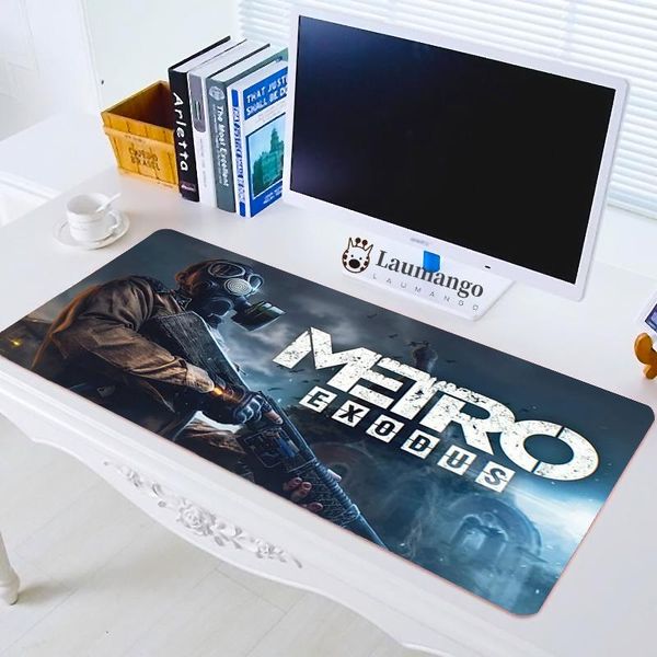 

mouse pads & wrist rests pad big gamer play mats computer lap gaming accessories xl large mousepad keyboard rubber games pc desk metro 2